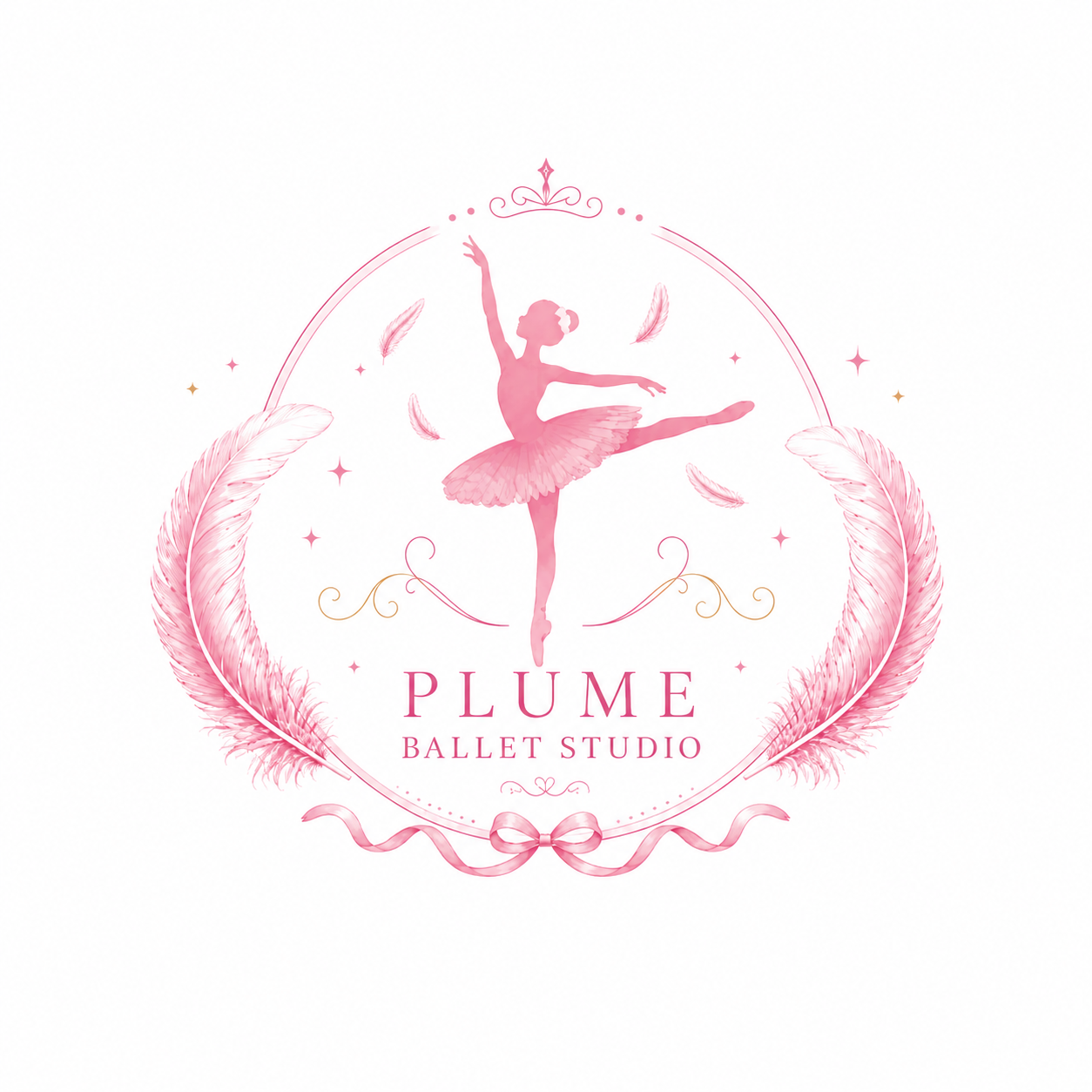 Plume Ballet Studio ロゴ